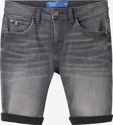 TOM TAILOR Slimfit Shorts 'Superflex Josh' in Grau: Vorderseite