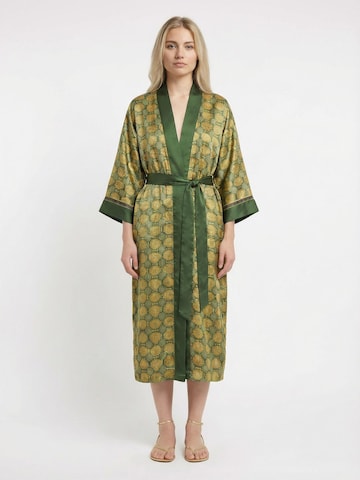 Shop Karey Kimono 'Golden Lotus Kimono'‌‌‌‌‌‌ in Gold: Vorderseite