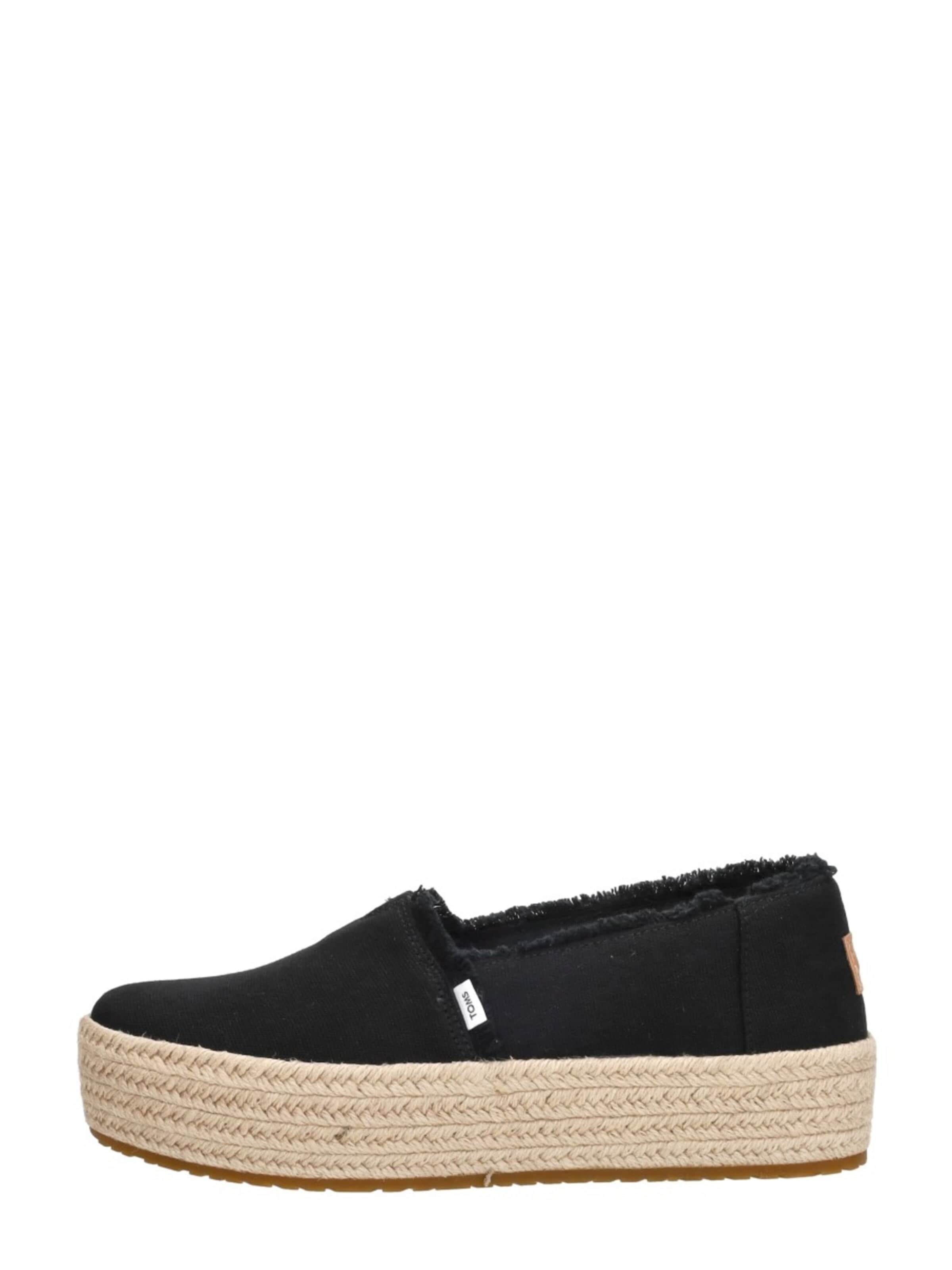 TOMS Espadrilles 'Valencia' in Zwart