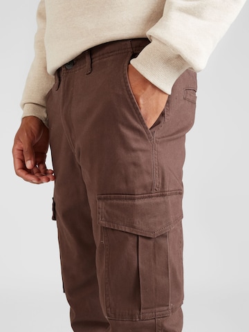 Coupe slim Pantalon cargo 'Marco Joe' JACK & JONES en marron