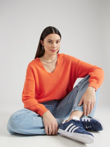 COMMA Pullover i orange