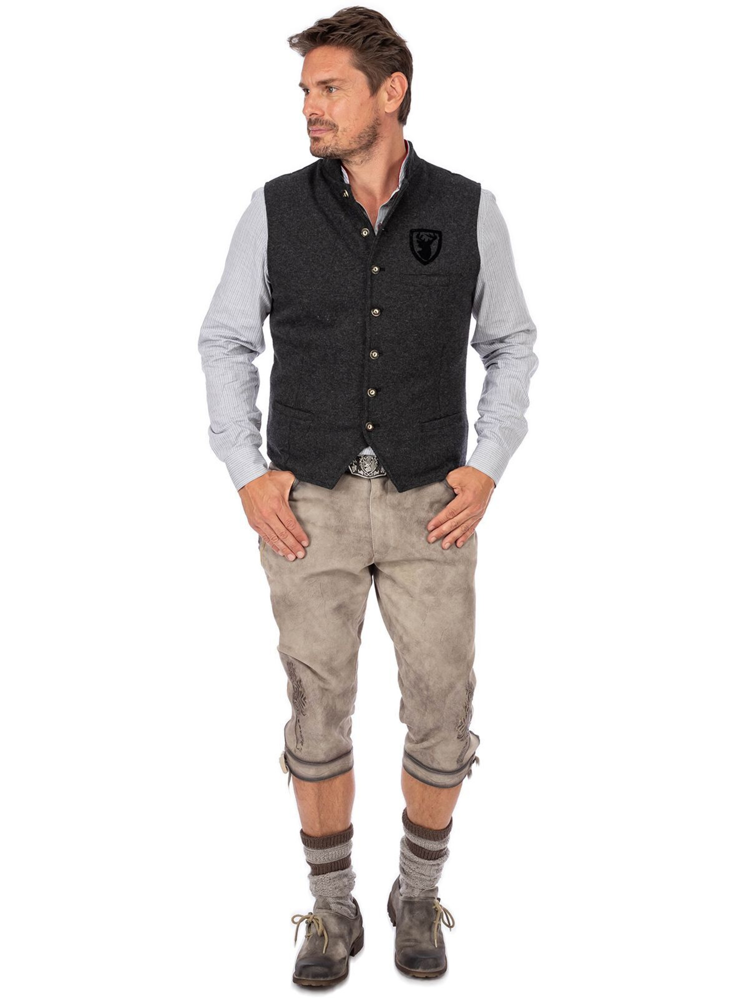 HANGOWEAR Traditional Vest 'Pascal' in Grey