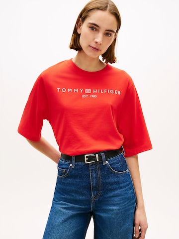 TOMMY HILFIGER T-Shirt in Rot: Vorderseite