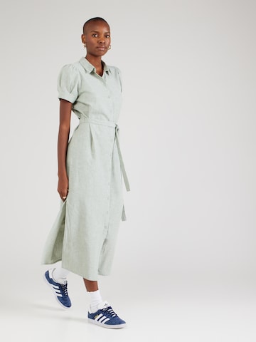 VERO MODA Shirt Dress 'LUNA' in Green