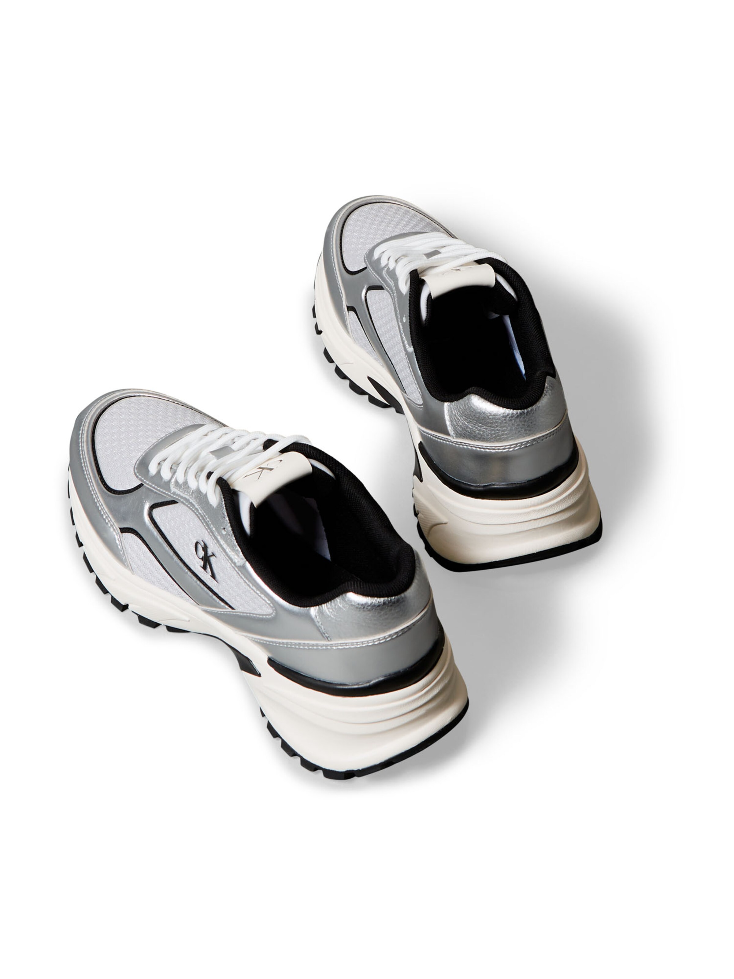 Calvin Klein Низкие кроссовки в Серебристый