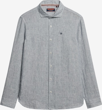 Superdry Overhemd 'Vacation' in Blauw: voorkant