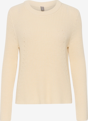 CULTURE Sweater 'Capella' in Beige: front