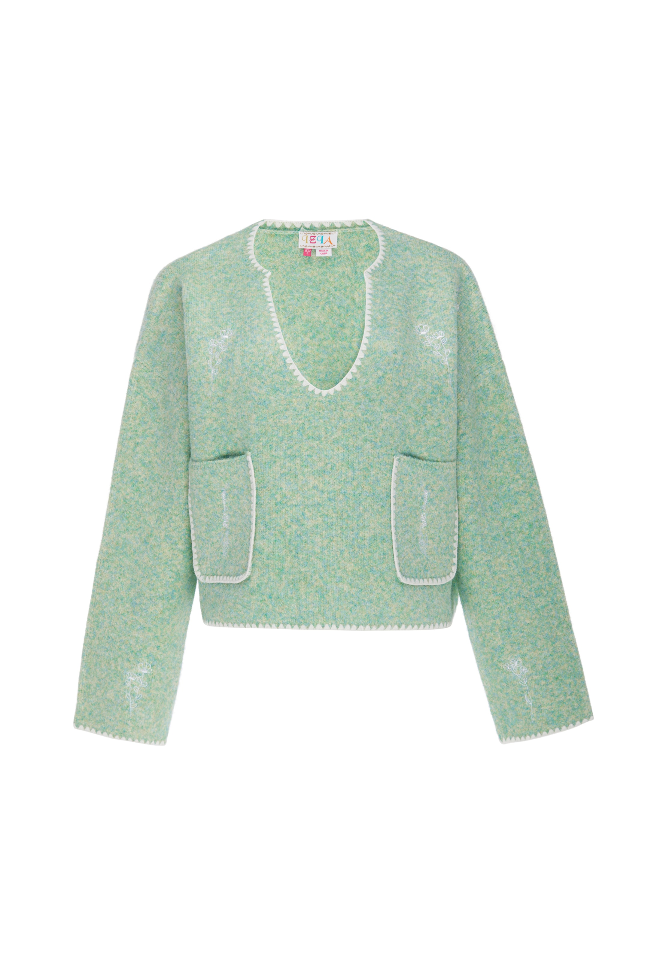 IZIA - Jersey en verde: frente