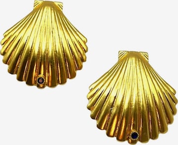 Les ReinesNaušnice 'Golden Shell' - zlatna boja: prednji dio