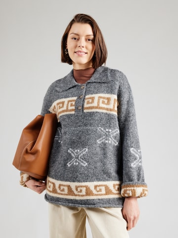 OBJECT Pulóver 'OBJGalia' - szürke: elől