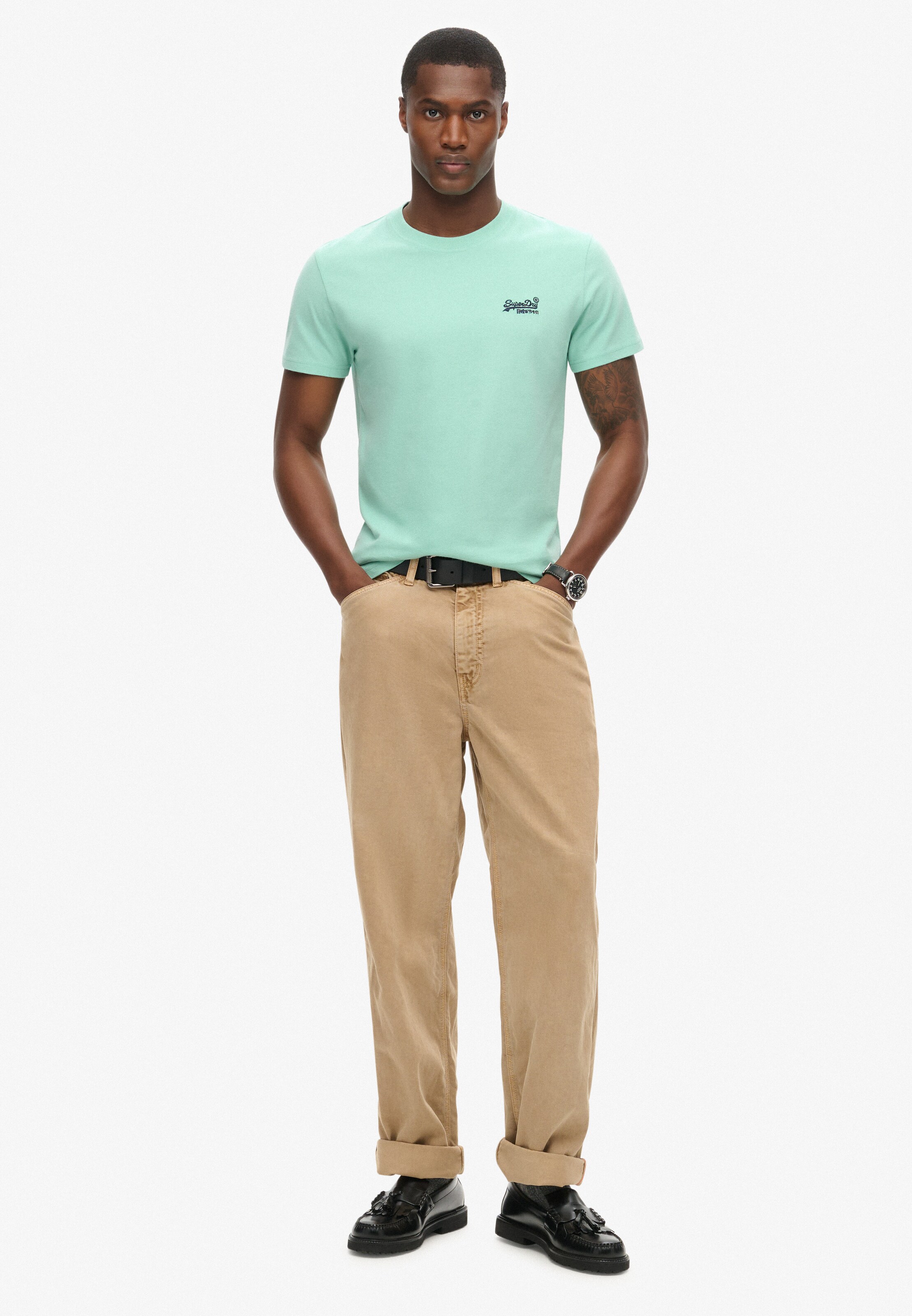 Superdry Tričko 'Essential' – zelená