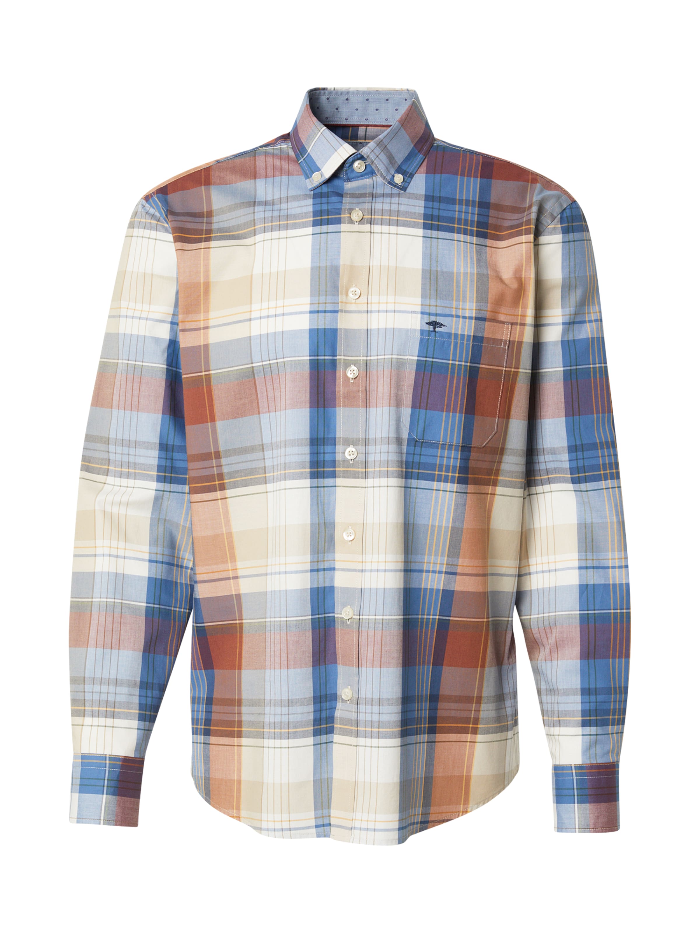 FYNCH-HATTON Regular fit Πουκάμισο σε μπεζ: μπροστά