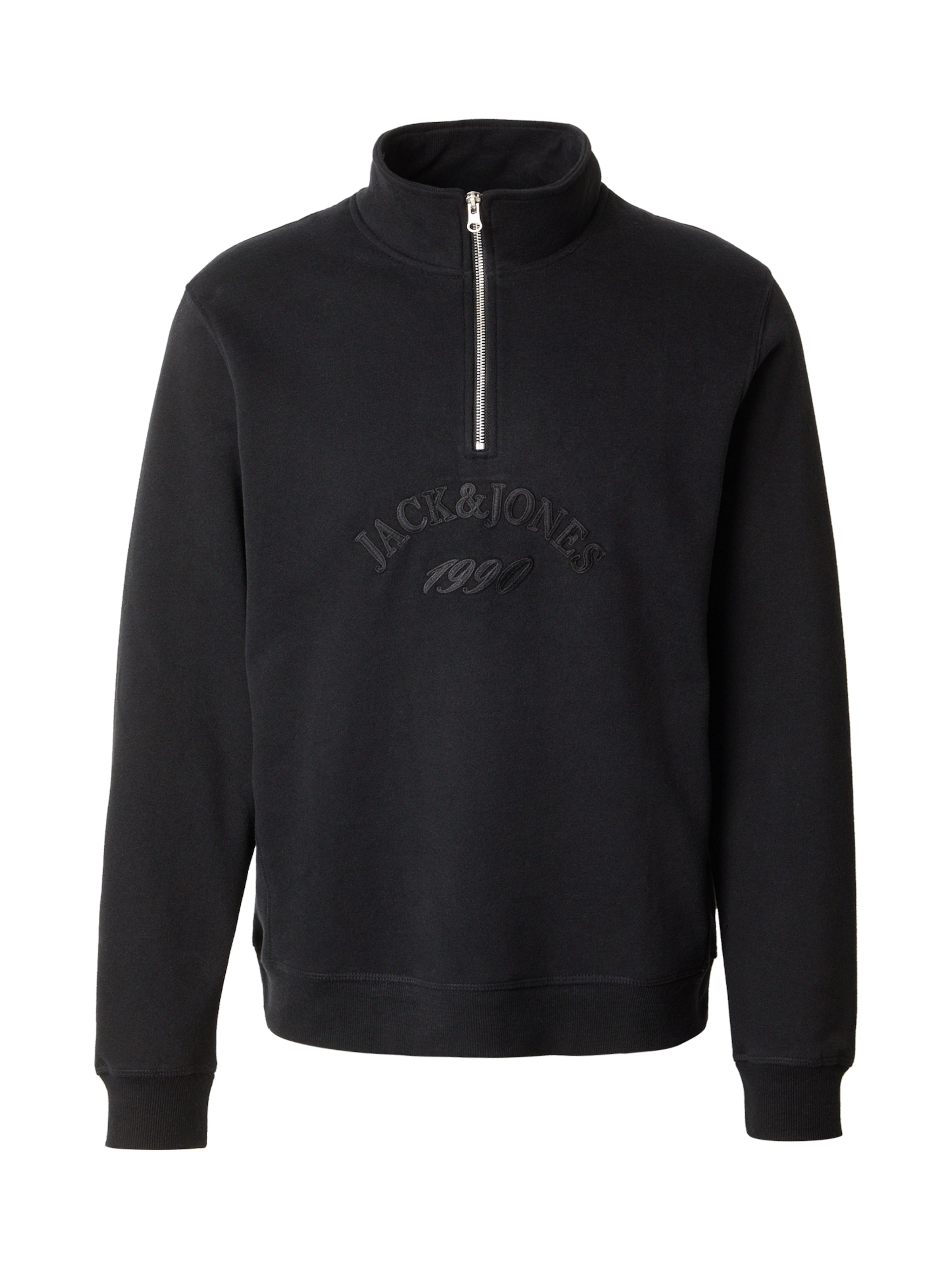 JACK & JONES Sweatshirt 'JORBleecker' in Black: front