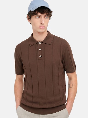 Pull-over 'MANUEL RITZ MAGLIA POLO POLO' Manuel Ritz en marron : devant