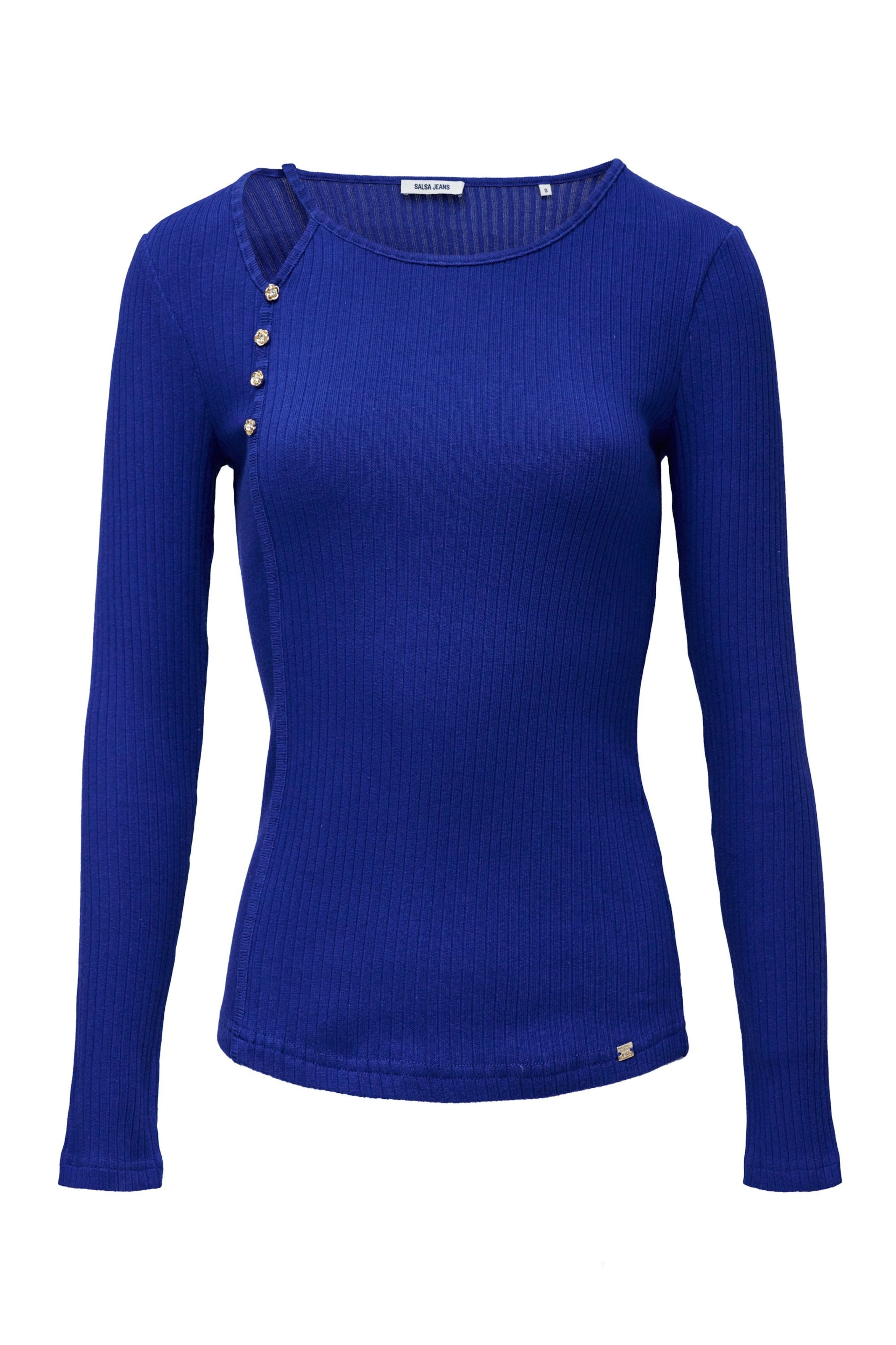 Salsa Jeans Trui in Blauw: voorkant