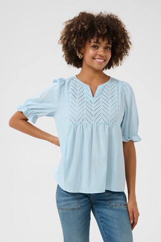 CULTURE Blouse 'Muxi Toril' in Blauw: voorkant