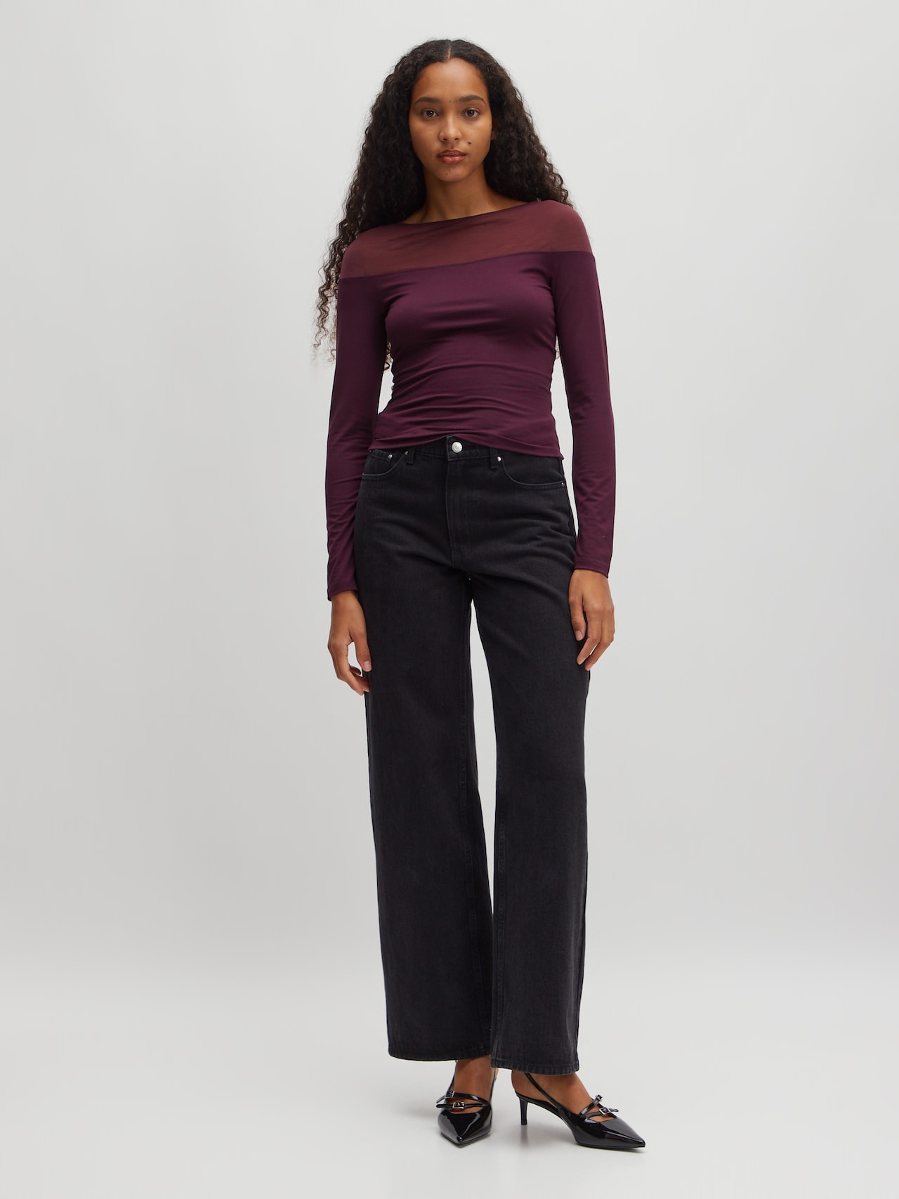 EDITED Shirt 'Kareene ' Rood