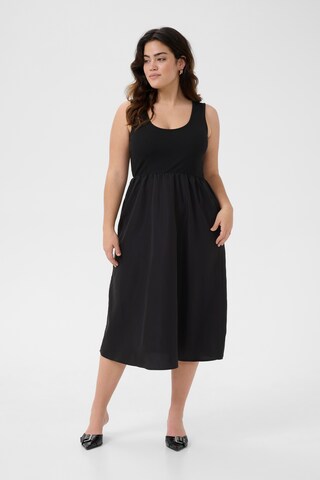 KAFFE CURVE Summer Dress 'Kristi ' in Black: front