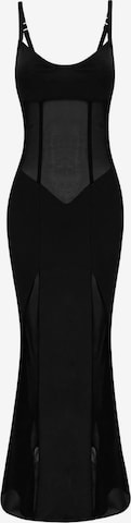 OW Collection Cocktail Dress 'Serenity' in Black: front