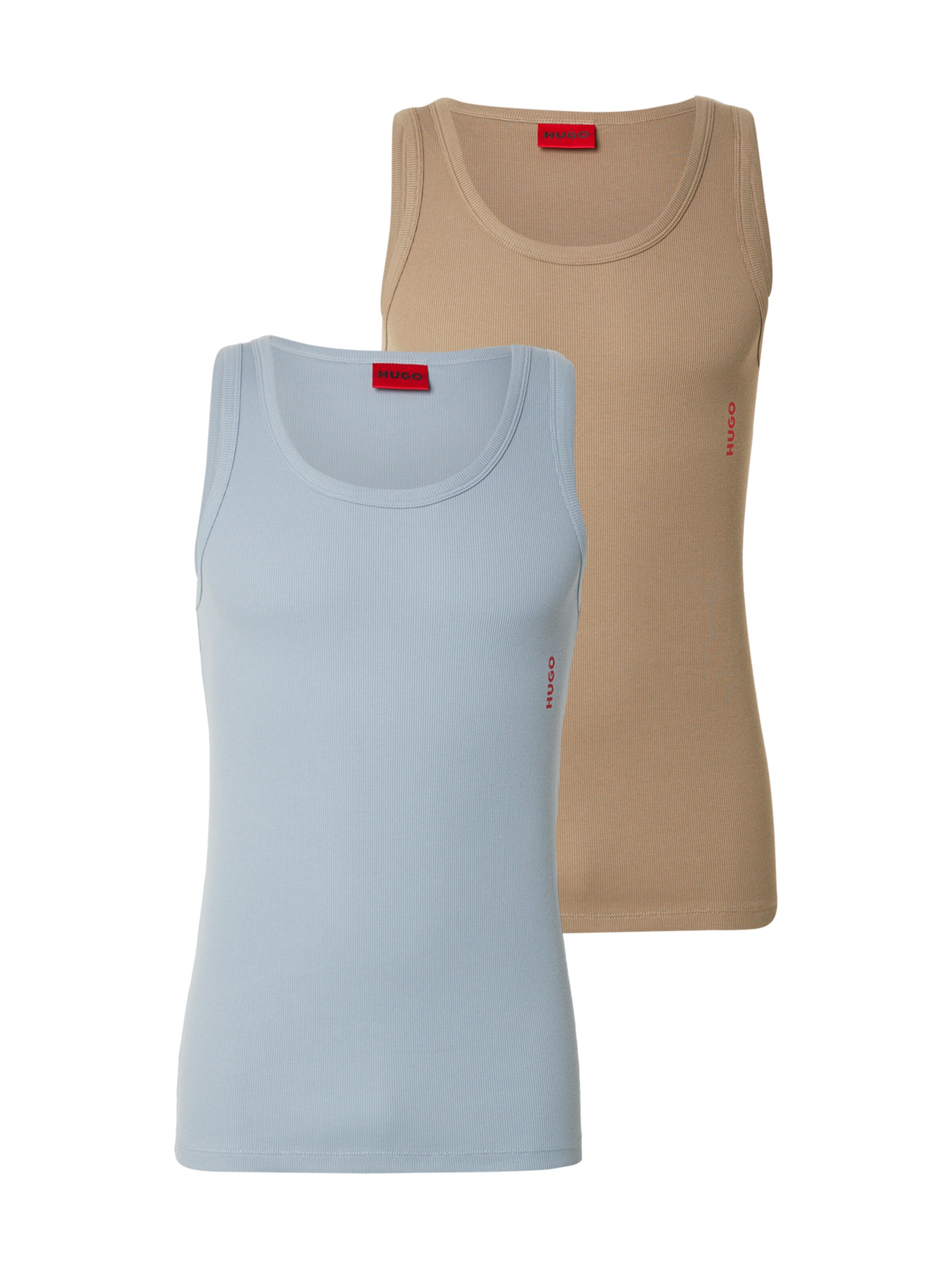 HUGO Podkoszulka w kolorze niebieski: przód
