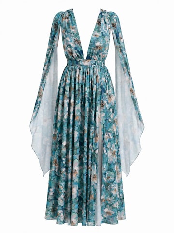 GRAZIA STORE Abendkleid 'Scarlett' in Blau: Vorderseite