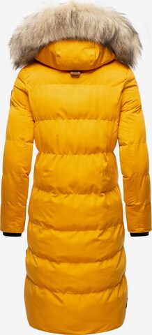 Cappotto invernale 'Schneesternchen' di MARIKOO in giallo