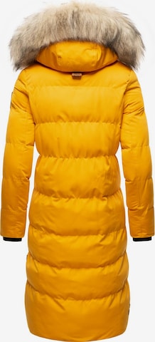 Cappotto invernale 'Schneesternchen' di MARIKOO in giallo