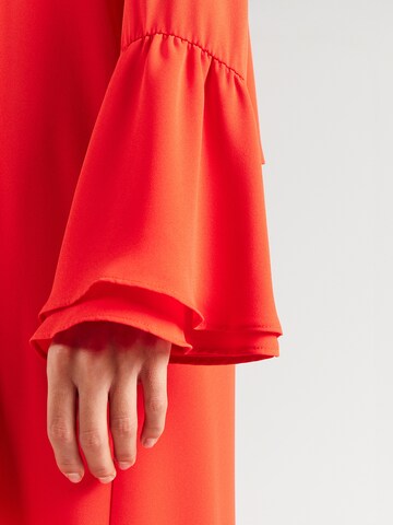 VERO MODA Sukienka 'VMNADIA' w kolorze czerwony