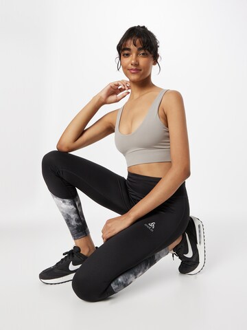 ODLO Skinny Sportbroek in Zwart