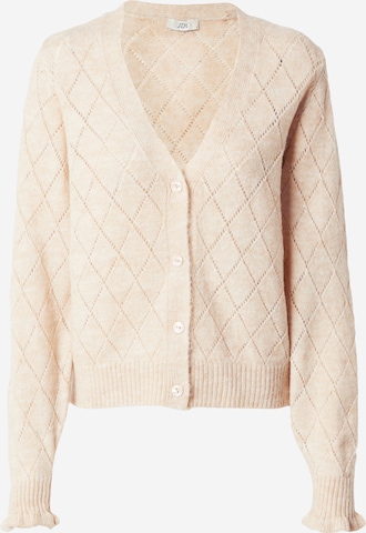 JDY Strickjacke 'JDYLetty' in Beige: Vorderseite