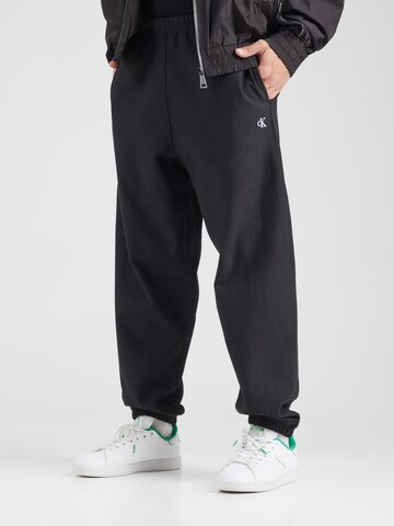Effilé Pantalon Calvin Klein Jeans en noir : devant