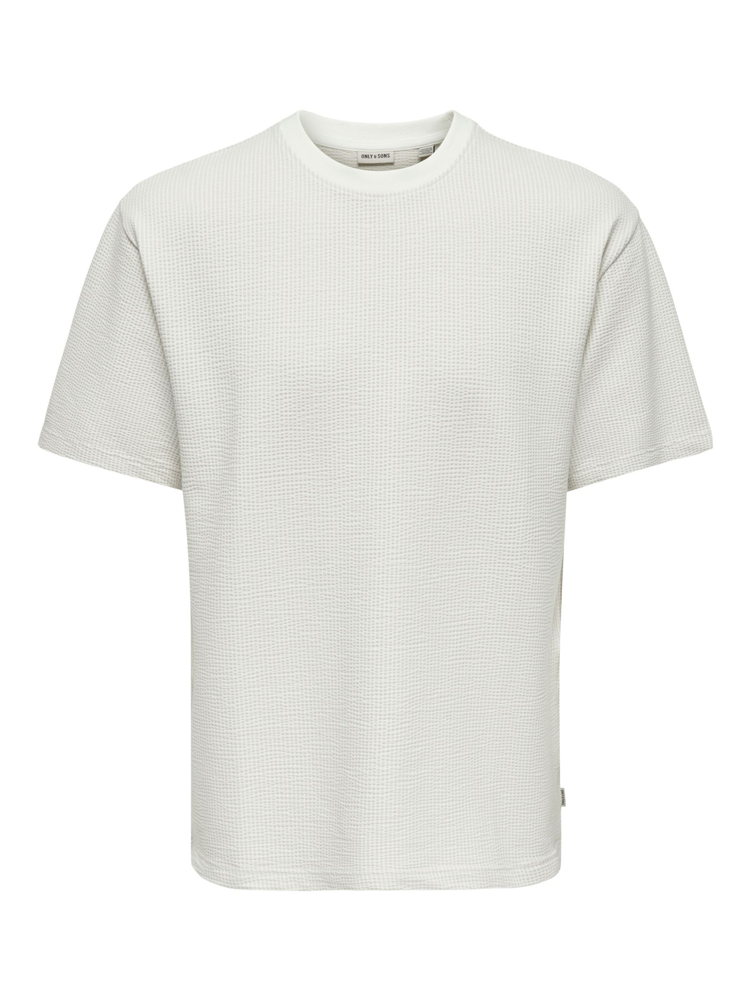 Only & Sons T-Shirt 'ONSKian' in weiß, Produktansicht