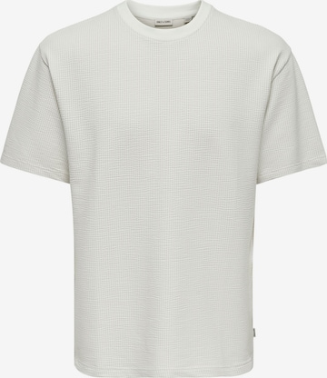 Only & Sons T-Shirt 'ONSKian' in Weiß: Vorderseite