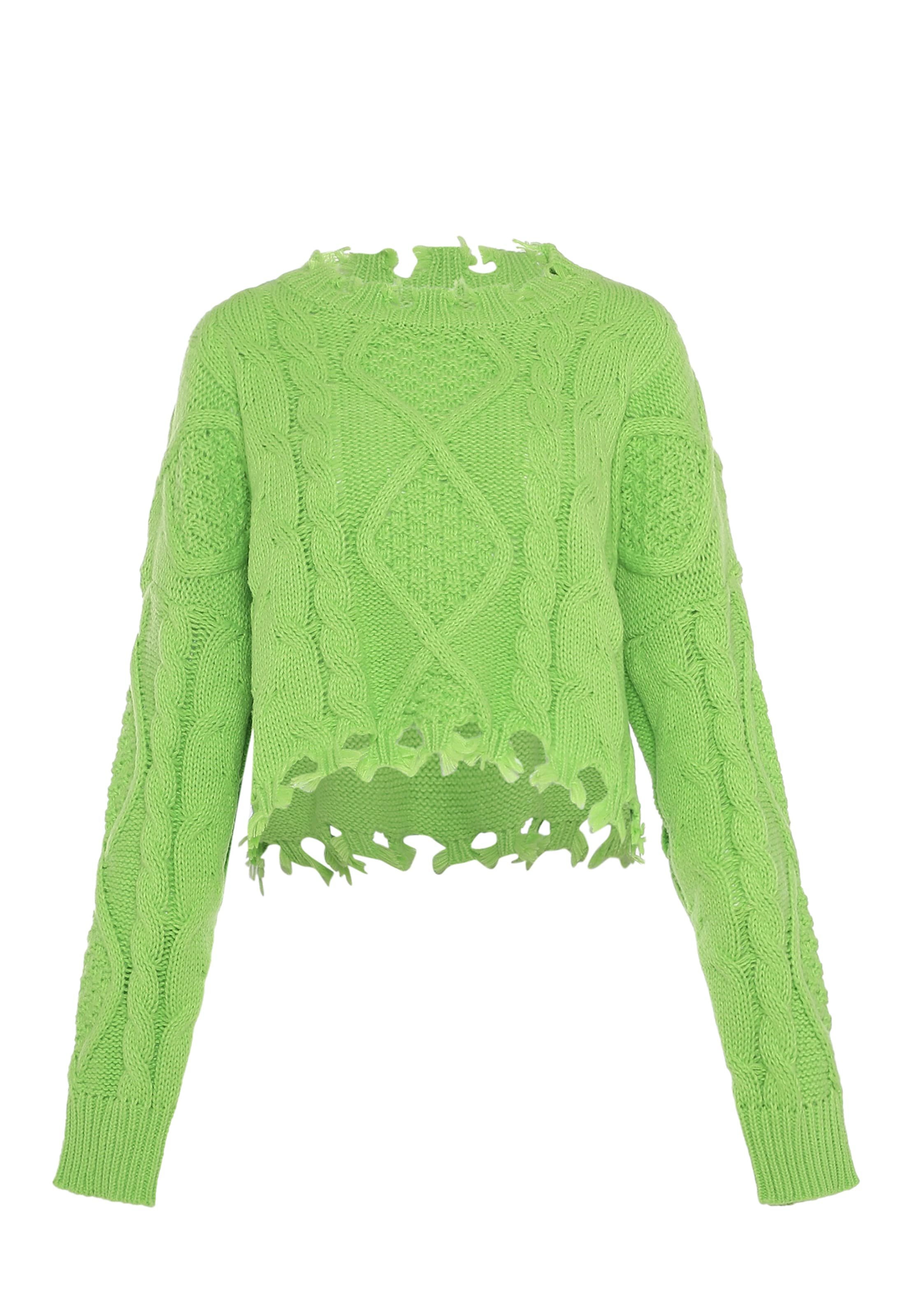 MYMO Kampsun, värv roheline: eest vaates