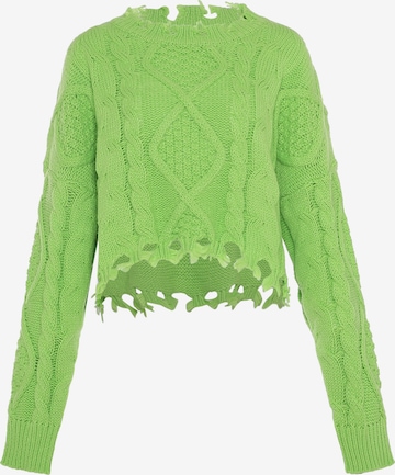 Pull-over MYMO en vert : devant