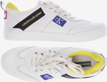 Calvin Klein Jeans Sneakers & Trainers in 41 in White: front
