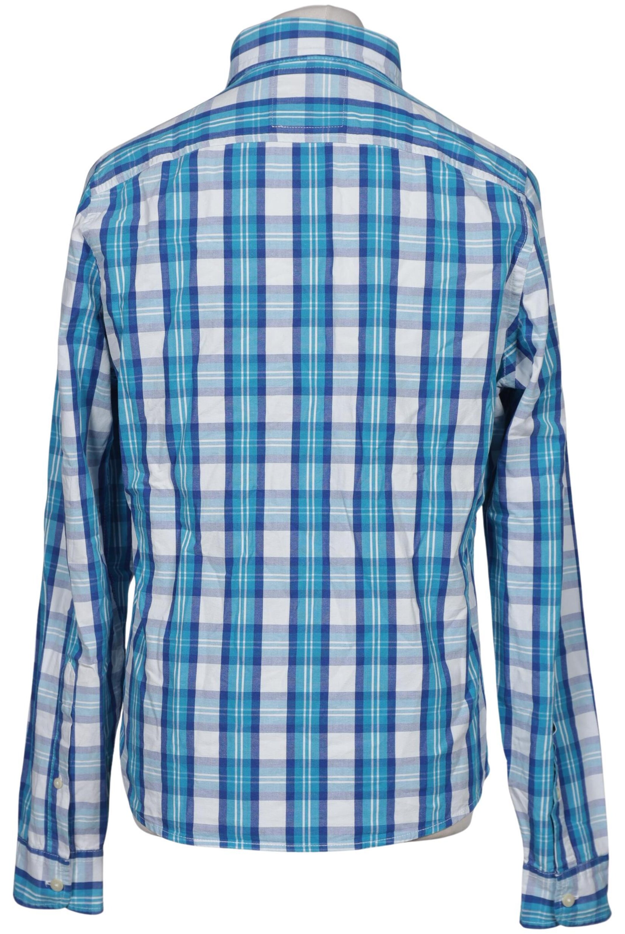 HOLLISTER Button Up Shirt in L in Blue