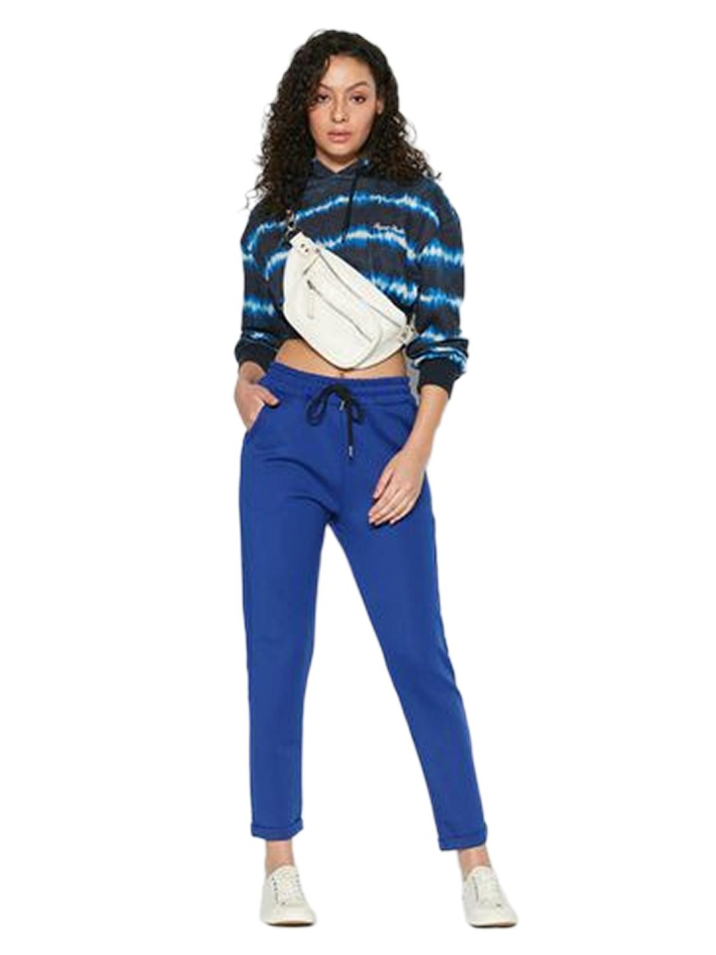 C&City Broek in Blauw: voorkant