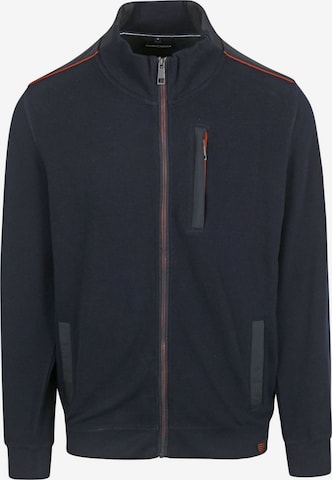 CASAMODA Zip-Up Hoodie in Blue: front