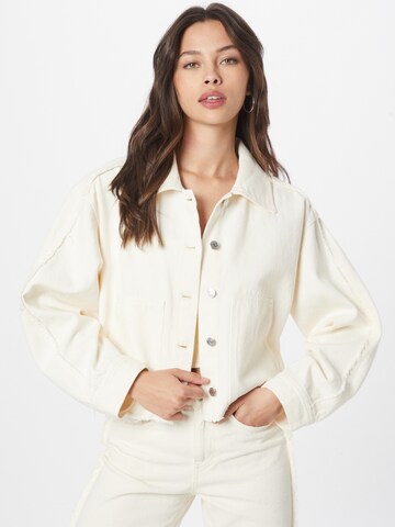 WEEKDAY Jacke 'Lou' in Weiß: Vorderseite