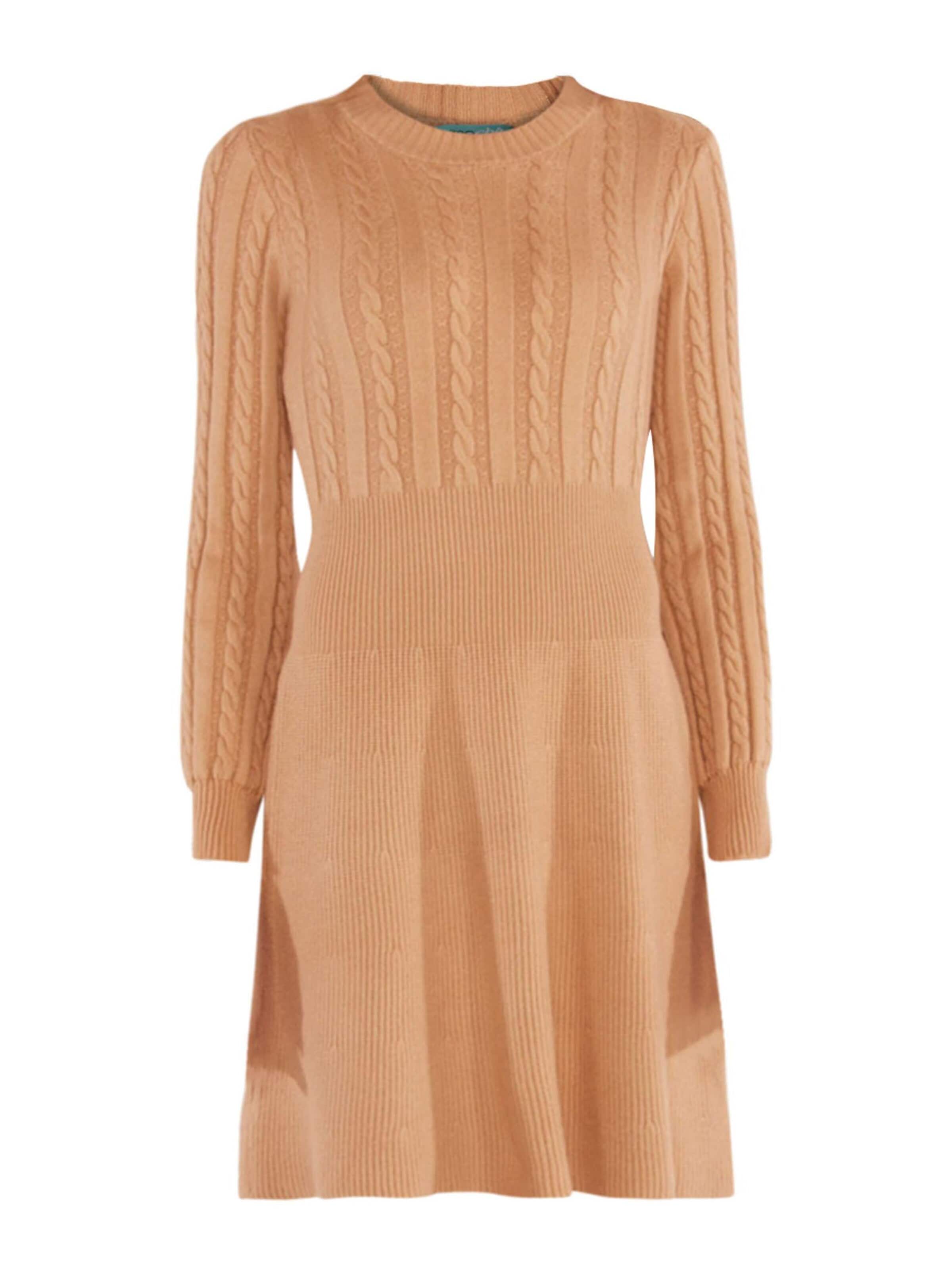 TOOche Strickkleid in M in braun, Produktansicht