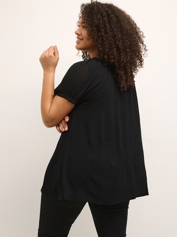 KAFFE CURVE Bluse 'Ami' in Schwarz