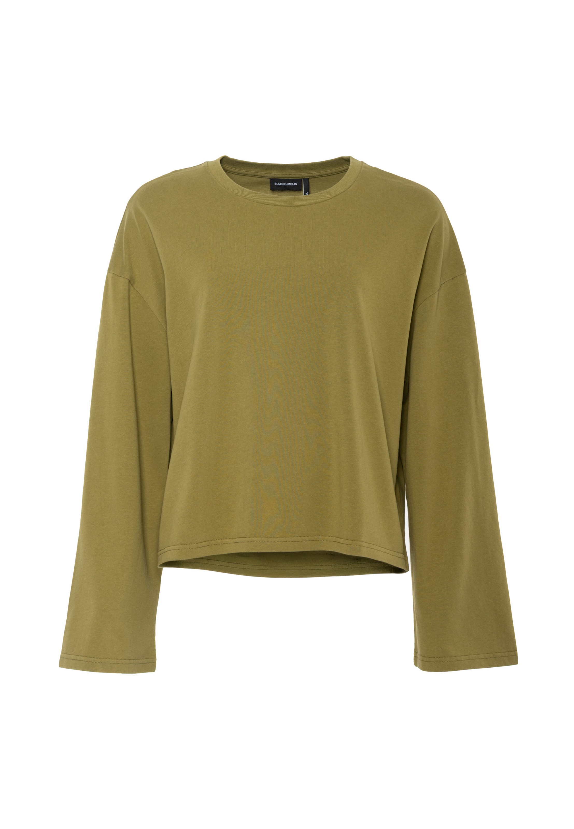 Elias Rumelis T-shirt en L en olive, Vue avec produit