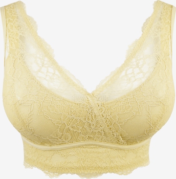 SugarShape Korzetová Podprsenka – žlutá: přední strana