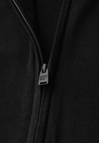 Street One MEN Knit Cardigan in Black