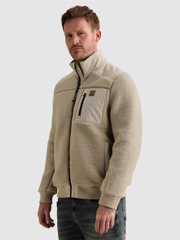 PME Legend Übergangsjacke 'Sherpa hybrid jacket with zipper closure'‌‌‌‌‌ in Grau