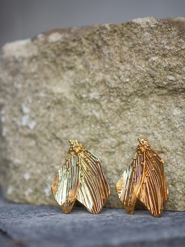 Les Reines Oorbellen 'Aurelian Grace' in Goud