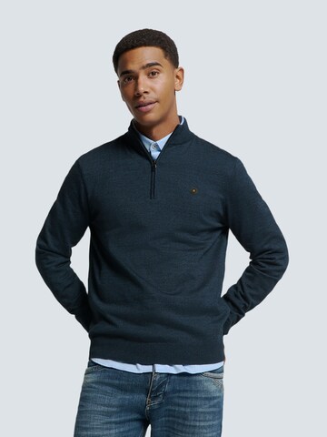 No Excess Sweater in Blue: front