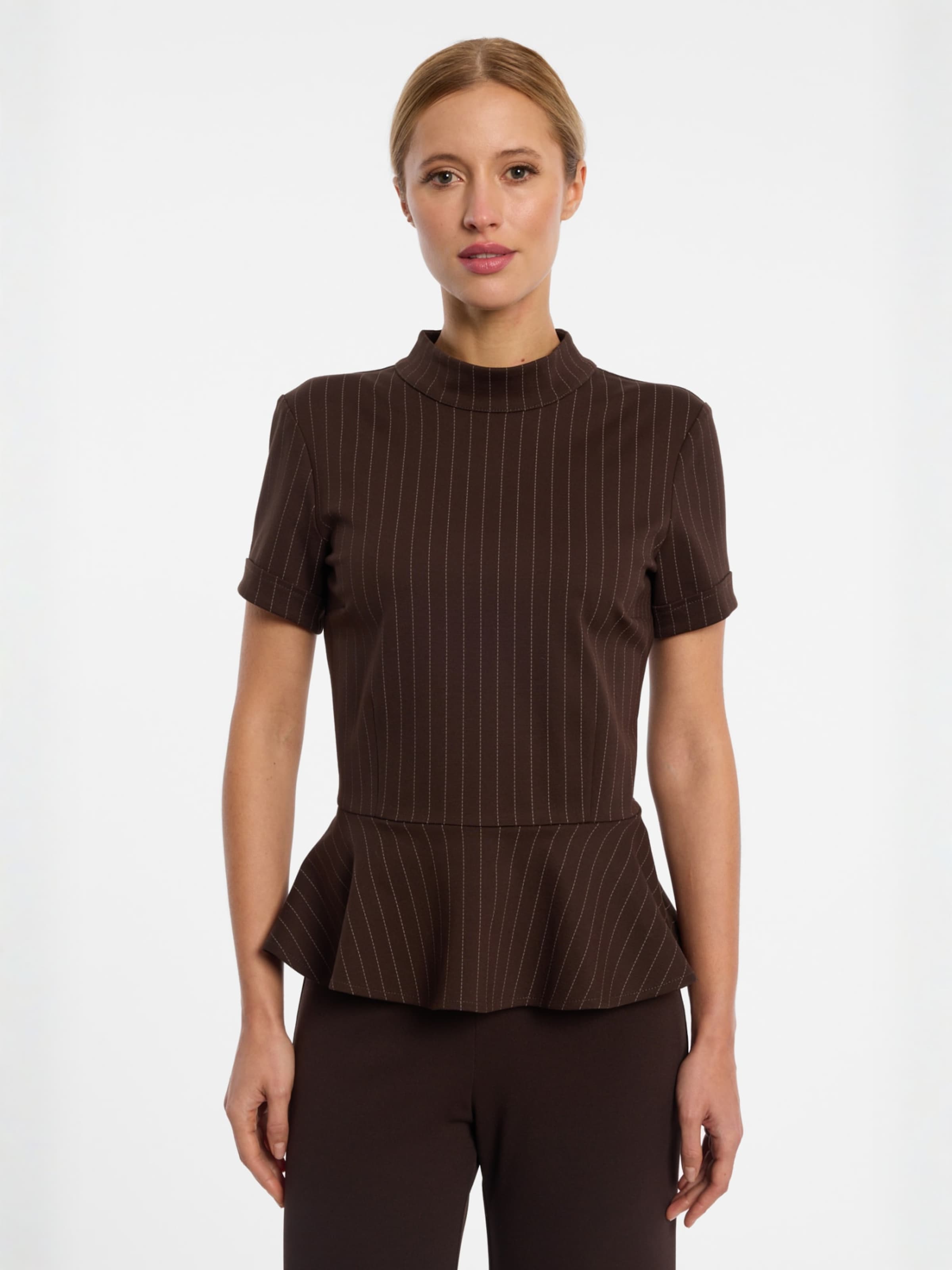Ana Alcazar Blouse 'Elioranna' in Brown: front
