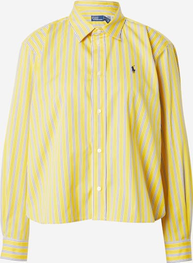 Polo Ralph Lauren Chemisier en bleu foncé / jaune / blanc, Vue avec produit